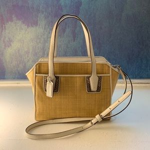 Coach bag with crossbody strap